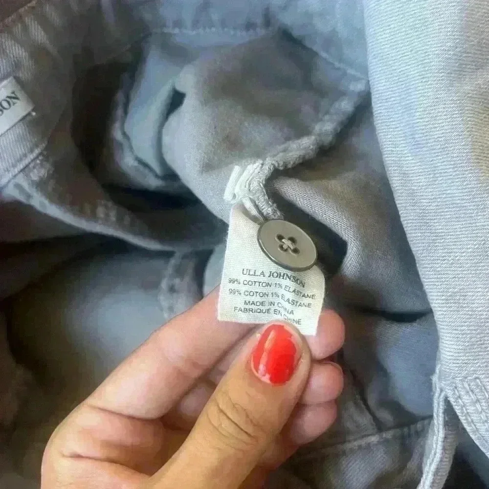 ulla johnson storm jeans in grey size 4 - Picture 6 of 7
